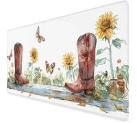 Pink Mouse Mat Boots Gaming Mouse Pad XXL 90 x 40cm Desk Mat Large with Non-Slip Base and Stitched Edge Keyboard Pad for Gaming/Home/Office Work/Accessories Gifts, Improved Precision and Speed p4672i