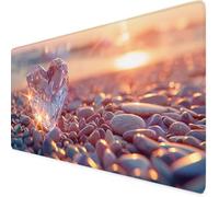 Pink Mouse Mat Love Gaming Mouse Pad XXL 120 x 60cm Desk Mat Large with Non-Slip Base and Stitched Edge Keyboard Pad for Gaming/Home/Office Work/Accessories Gifts, Improved Precision and Speed f2916i