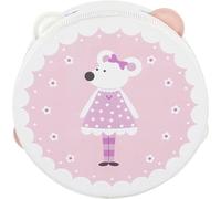 Pink Mouse Wooden Tambourine - Kids Musical Instruments for 3+ Year Olds, Toddler Musical Toys - Baby Drum, Percussion Instrument, Boys, Girls - Early Development & Activity Toys by Orange Tree Toys