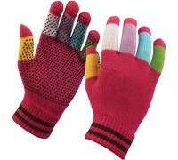 (Pink Multicoloured) Dublin Adults Magic Pimple Grip Gloves