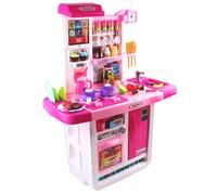 (PINK) My Little Chef Kitchen Playset with Sounds, Touchscreen Panel and Water Features - More than 40 Accessories Included