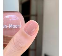 Pink Nail Polish Quick Dry, Sheer Milky Pink Nail Varnish, Glossy Nude Jelly Finish, Long Lasting Peach Nail Polish, No UV Needed, Easy DIY Manicure for Natural Women Girl Nails Summer