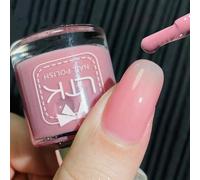 Pink Nail Varnish - Baby Pink Nail Polish Quick Dry - Long Lasting Breathable Light pink Nail Varnish - Chip Resistant Water Based Nail Polish - No Need Cure for Women Girls DIY Manicure