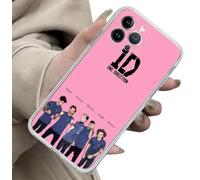 Pink Name Harry Niall Styles Tour Horan One 1D Direction Fan Girl Custom Compatible With iPhone 7 8 SE 2020 XR 11 12 13 14 15 Pro Max Plus Mini Bumper Case Custom Design Name Protective Silicone