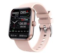 ( Pink) Non-invasive F57L Blood Glucose Monitoring Smartwatch Bluetooth Smartwatch