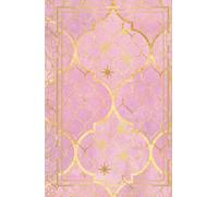 Pink Notebook/Journal Hardcover Pretty Mosaic Vintage Style 180 Cream Pages: Suitable For Journaling Emotions Or For Use At Work/Academics