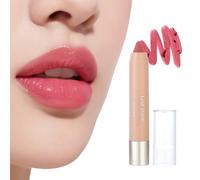 Pink Nude Lipstick - Moisturizing Lipstick Tinted Lip Balm for Dry Lips, Hydrating Creamy Lip Crayon & Blush - Lip Colour and Cheeks Makeup | 3g