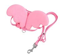 Pink Nylon Duck Leash Harness and Traction Rope for Small Pets | Adjustable, Breathable Build, Easy to Clean, Daily Wearing and Festival Decor