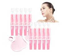 Pink One Day Serum - Salmon Dna Serum Microneedling - Hydrating Niacinamide Serum with Niacinamide & Hydrolyzed Collagen - Travel Size Face Serum for Women & Men - Korean Skin Care 10Pcs