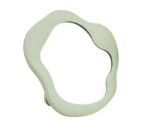 (Pink, One size) Desktop Makeup Mirror,Foldable Makeup Mirror Simple Portable Vanity Mirror Princess Mirror Cloud Cosmetic Mirror Gifts Green