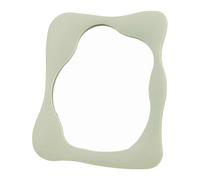 (Pink, One size) Desktop Makeup Mirror,Foldable Makeup Mirror Simple Portable Vanity Mirror Princess Mirror Cloud Cosmetic Mirror Gifts Green