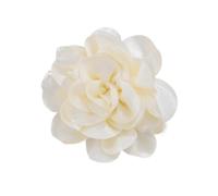 (Pink, One size) Stylish And Practical Fabric Flower Brooch Eye Catching Big Flower Lapel Pin Delicate Fabric Flower Brooch Pin Accessory Wine Red