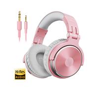 (Pink)Oneodio Over Ear Headphone Hifi Studio DJ Headphone Wired Display Music Gaming Headphone