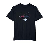 Pink or Blue Dreams Come True Baby Shower Celebration T-Shirt, Men's Big and Tall, Black, 6X Tall