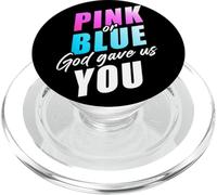 Pink or Blue GOD Gave Us You - Christian Faith Gender Reveal PopSockets PopGrip for MagSafe