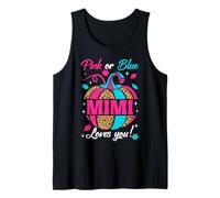 Pink Or Blue Mimi Loves You Leopard Pumpkin Thanksgiving Tank Top