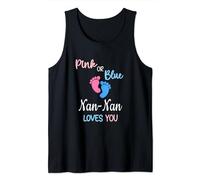 Pink or Blue Nan-Nan Loves You Special Grandma Tank Top