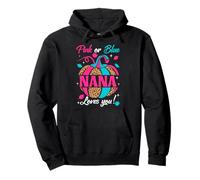 Pink Or Blue Nana Loves You Leopard Pumpkin Thanksgiving Pullover Hoodie