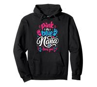 Pink Or Blue Nana Loves You! Pullover Hoodie