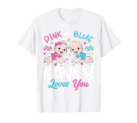 Pink Or Blue Nanny Loves You Baby Gender Reveal Keeper T-Shirt