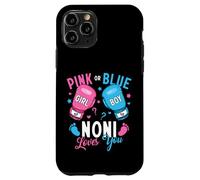 Pink Or Blue Noni Loves You Boxing Gender Reveal Boxer Case for iPhone 11 Pro