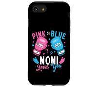 Pink Or Blue Noni Loves You Boxing Gender Reveal Boxer Case for iPhone SE (2020) / 7/8