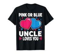 Pink Or Blue Uncle Loves You T-Shirt