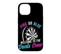 PINK OR BLUE WELCOME TO THE Darts CREW Gender Reveal Darts Case for iPhone 14