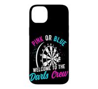 PINK OR BLUE WELCOME TO THE Darts CREW Gender Reveal Darts Case for iPhone 14 Plus