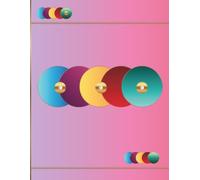 Pink Orbitals Studio Sketchbook: 120 Blank Pages for Drawing, Sketching & Design | Large 8.5 x 11 | Modern Geometric Pink Cover