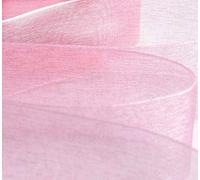 Pink Organza Ribbon 12mm Roll. for Gifts Wrap Sew Party, Decorations Events Dress Wedding Christmas Crafts, Bows Car Balloons DIY, Bouquets, Cake More 45 Meters / 50 Yards