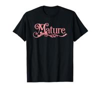 Pink ornate lettering - Mature T-Shirt