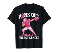 Pink Out Tackle Breast Cancer Awareness Football T-Shirt