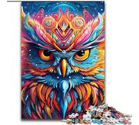 Pink Owl Puzzles 1000 Pieces for Adults Impossible Jigsaw Puzzles for Adults Challenging Brain Teaser for Teenagers, Family Game Night Fun size : 26x38cm