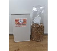 Pink Oyster Mushroom Spawn/Seed, Foragers Table 1kg heat sealed bag (Pleurotus djamor)