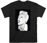 Pink P!Nk Singer R&B T-Shirt Pop Rock Evil T Shirt Men Tshirt Black S