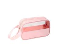 Pink Pack Travel Wash Bags for Women Girls Small Cosmetic Bags with Zipper Portable Wash Bag Make Up Bag for Travelling Makeup Organizer and Small (Pink, One Size)