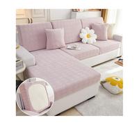 Pink Palm Couch Cushion Covers,Comfort Soft Magic Sofa Covers Washable, Stretchable Miracle Cover,Magic Fit (B9,Chaise Cover (W90-110cm*L155-195cm*H5-20cm))