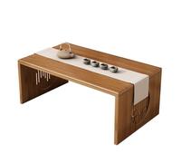 Pink Palm Foldable Japanese Coffee Table Low Country Style Floor for Sitting On The Floor(31.5 * 14.6 11.8in)