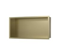 Pink Palm Gold Bathroom Niche In 304 Stainless Steel Recessed Wall-Mounted Shower Shelf, Shower Niche pour Bouteilles de Savon et Articles de Toilette Dans La Salle de Bain