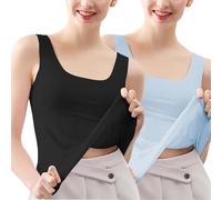 Pink Palm Puff Hoodie Kids HUIFUAO 2 Pack Womens Tank Top Plus Size Sleeveless T Shirt Black Summer Basic Vest Undershirt 2025 Friday Deals