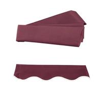 Pink Palm Retractable Awning Cloth Patio Awning Fabric Replacement, Burgundy Sunshade Canopy Cover, Heavy Duty Exterior Replacement Window Cover Canvas(Size:(13x5ft) 4x1.5m)