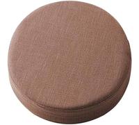 Pink Palm Round Seat Cushion for Dining Chairs Chair Cushion Memory Foam Non Slip Bar Stool Seat Cushion with Removable Cover for Outdoors/Indoor/Patio/Garden(# 5,30x5cm/12x2in)