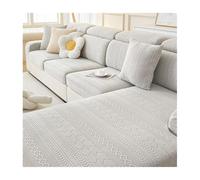 Pink Palm Stretchable Miracle Sofa Cover,Magic fit Couch Covers, Thick Stretch Slip Covers for Individual Seat Cushion (Light Gray,Pillow Cover (45 * 45cm))