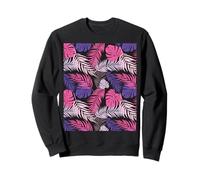 Pink Palm Trees Pattern Sweatshirt