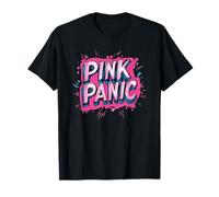 Pink Panic Emblem Statement for Adults and Kids T-Shirt