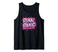 Pink Panic Emblem Statement for Adults and Kids Tank Top