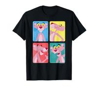 Pink Panther Colorful Portrait Pose Panels T-Shirt