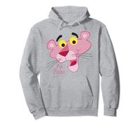 Pink Panther Face Portrait Pullover Hoodie