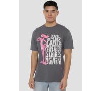 Pink Panther Strikes Again T Shirt, Charcoal Other Charcoal XL